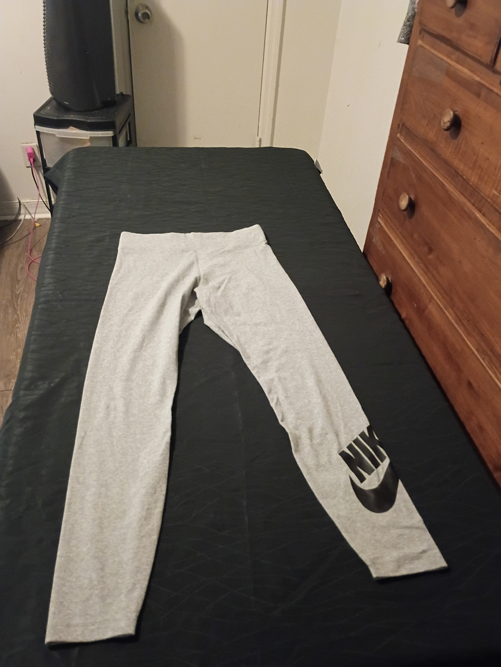 Nike Light Grey Logo Leggings